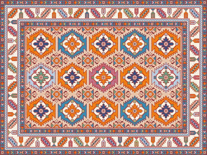 Vinyl | Vloerkleed vinyl | Boho Chique | 170x240 cm