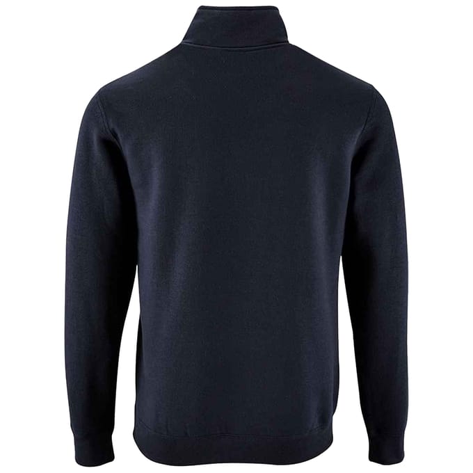 SOLS Heren Stan Zip Staande Kraag Trui (Franse marine)