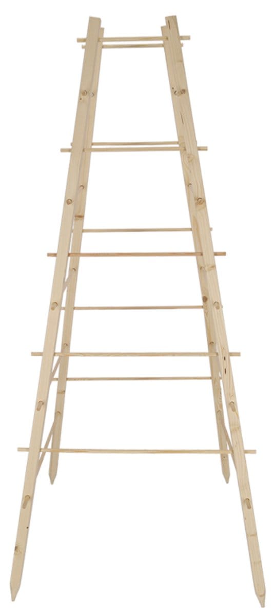 Esschert Design Houten pyramide plantensteun L 65,5 x D 65,5 x H 143,5