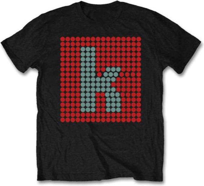 The Killers - K Glow Heren T-shirt - M - Zwart