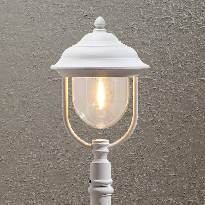 Konstsmide Romantische padlamp PARMA, wit