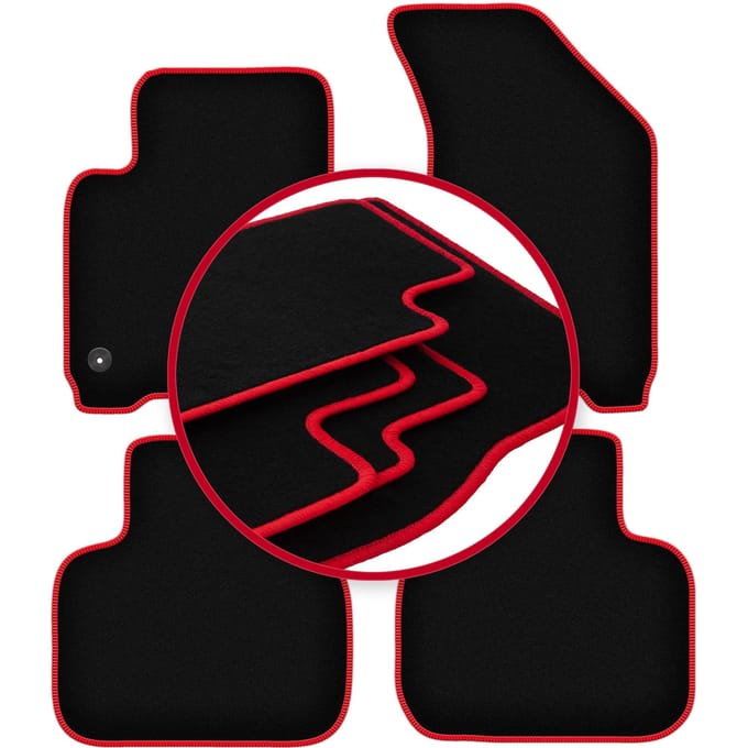 CARLUX-RED automatten voor: Dodge Journey JC49 crossover (2007-2016)