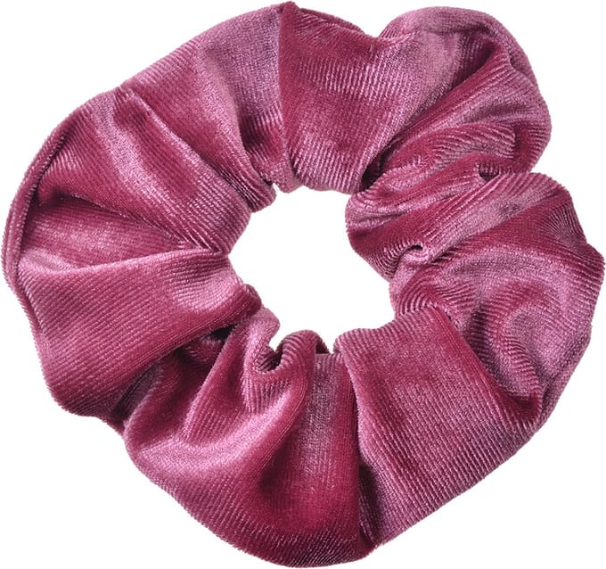Clayre & Eef Haarelastiek Ø 10 cm Roze Velours