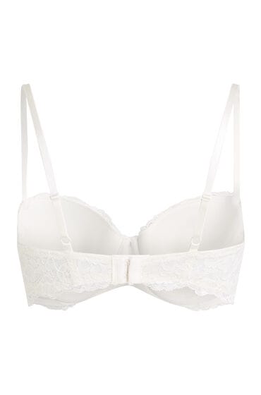 Hunkemöller Marine voorgevormde Dames bh wit - Maat E75