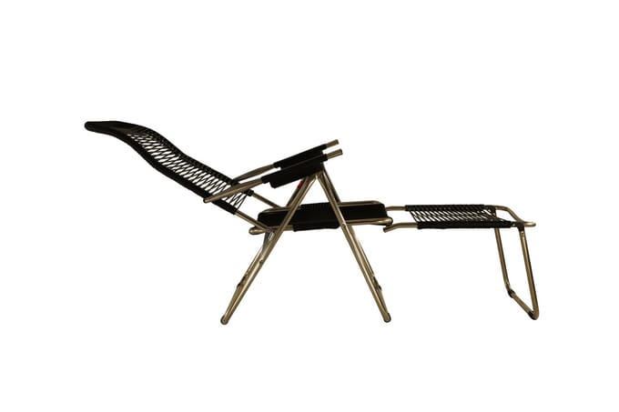 Fiam - Spaghetti ligstoel - aluminium - zwart
