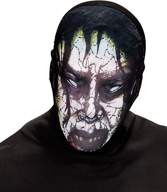 WIDMANN - Bezeten zombiemasker voor volwassenen