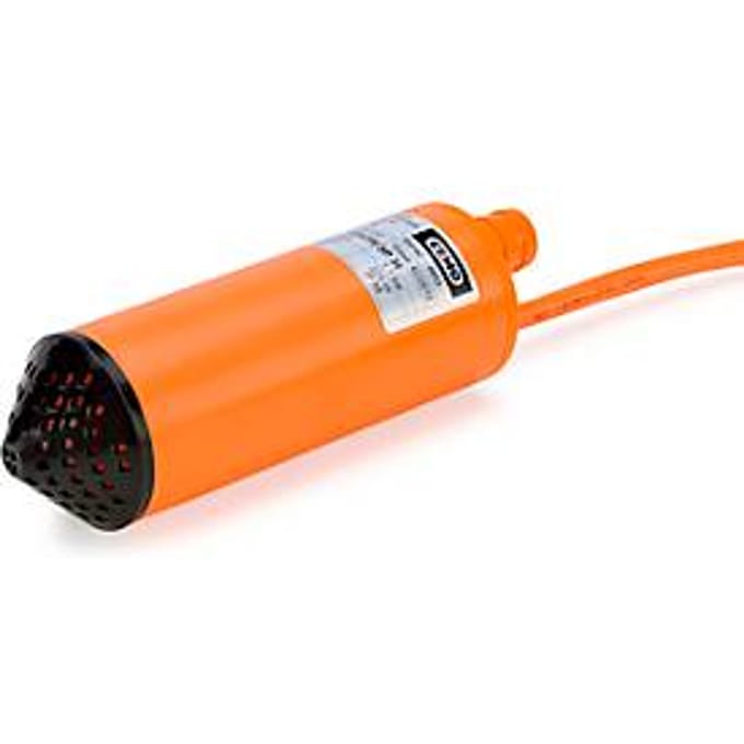 Dompelpomp CEMO CENTRI SP 30, 12V, 18 A, 50 l/min, 1,5m aansluitkabel, slangmondstuk DN 19