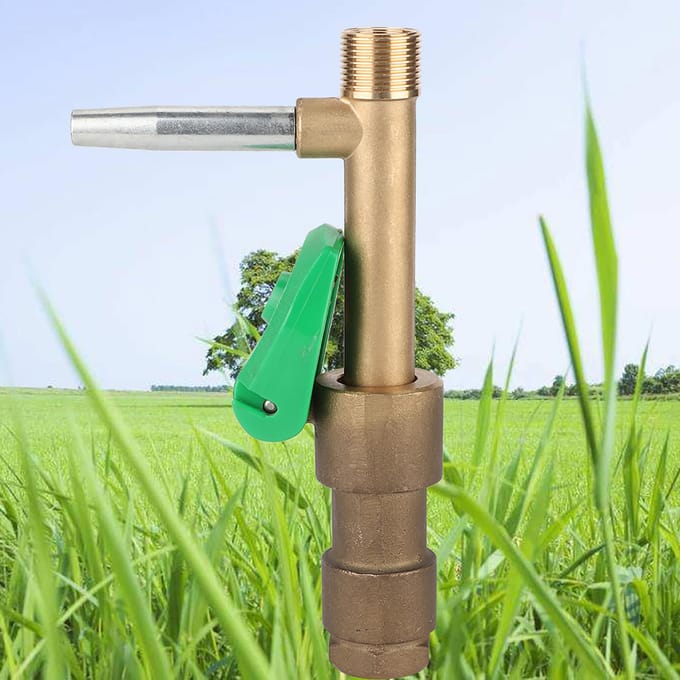 Tuinirrigatiegereedschap Snelkoppeling Ventielsleutel Binnendraad G1 beige