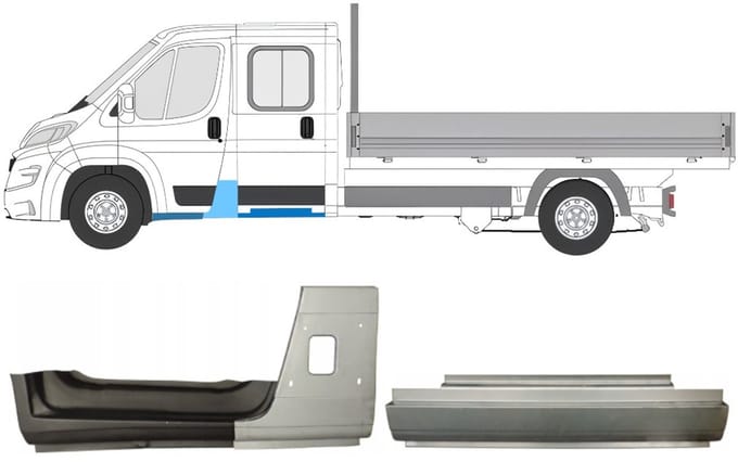 Reparatiepaneel set voor Opel Movano 2021-2026 / Links