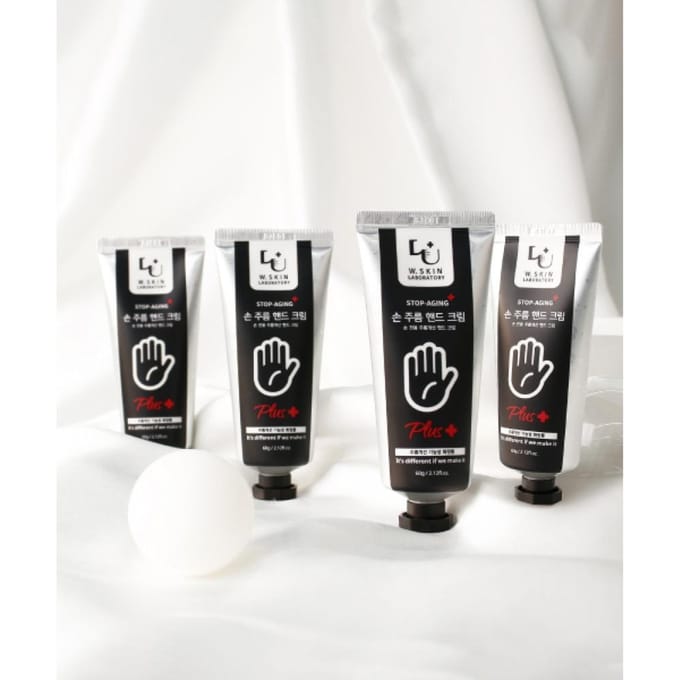 W.skin Laboratory  4 stuks  Stop Veroudering Rimpel Handcrème Plus 60g NONE gray