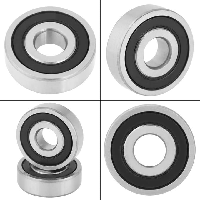 10 stuks 6200 2RS Dubbel Rubber Afgedicht Staal Diepe Groef Kogellagers 10*30*9mm