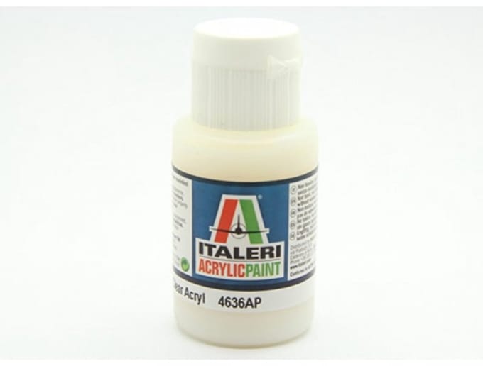 Italeri 4636ap - Flat Clear Acryl 35 ml - Modelbouwverf Acryl