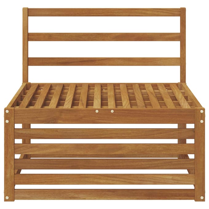 vidaXL - Buiten - Midden - Sofa - Massief - Acacia - Hout - Naturel - 79 - x - 83 - x - 73 - cm