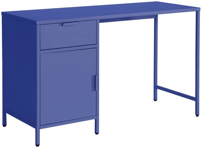 sweeek - Kinderbureau metaal 1 deur en 1 lade - soho