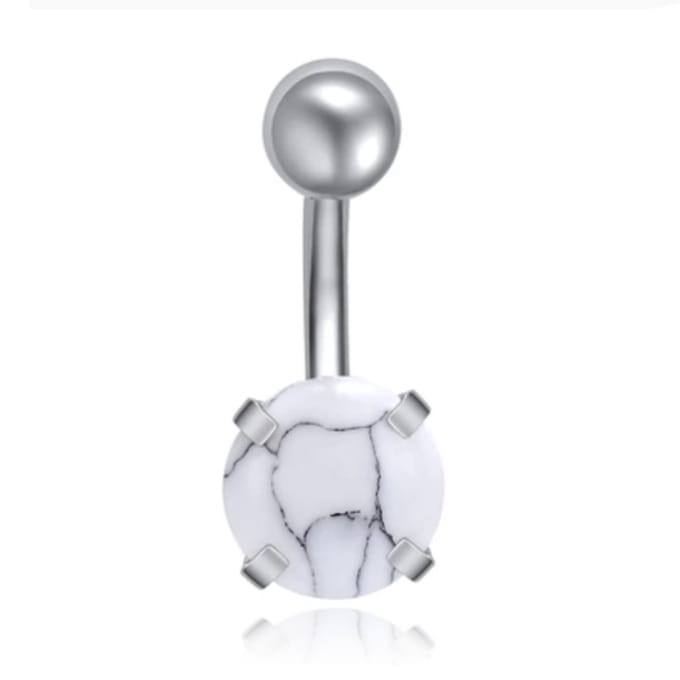 Edelstaal Navelpiercing LGT JWLS - Howliet & Zilver