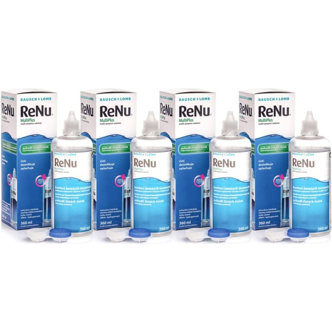 ReNu MultiPlus 4 x 360 ml met lenzendoosjes