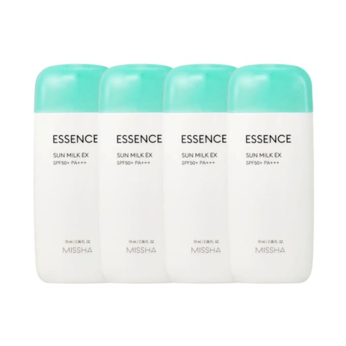 MISSHA - All Around Safe Block Essence Sun Milk EX (4elk) Set