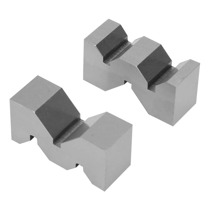 2 Stuks Hoge Nauwkeurigheid Koolstofstaal M-Type V-blok 50 mm Voor Platformmeting
