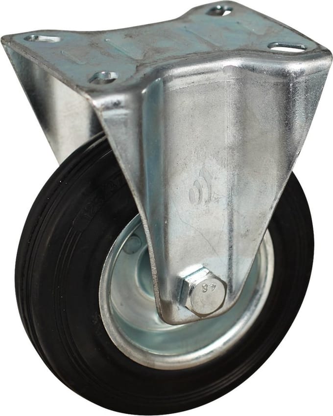 Bokwiel 125 Pl85X105 Rubb Stl Rl 100Kg