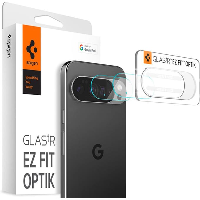 Spigen Camera Lens Protector Geschikt voor Google Pixel 10 - Glas.tR EZ Fit Optik Pro - 9H Tempered Glass - Gemakkelijke Installatie - Transparant 2-Pack