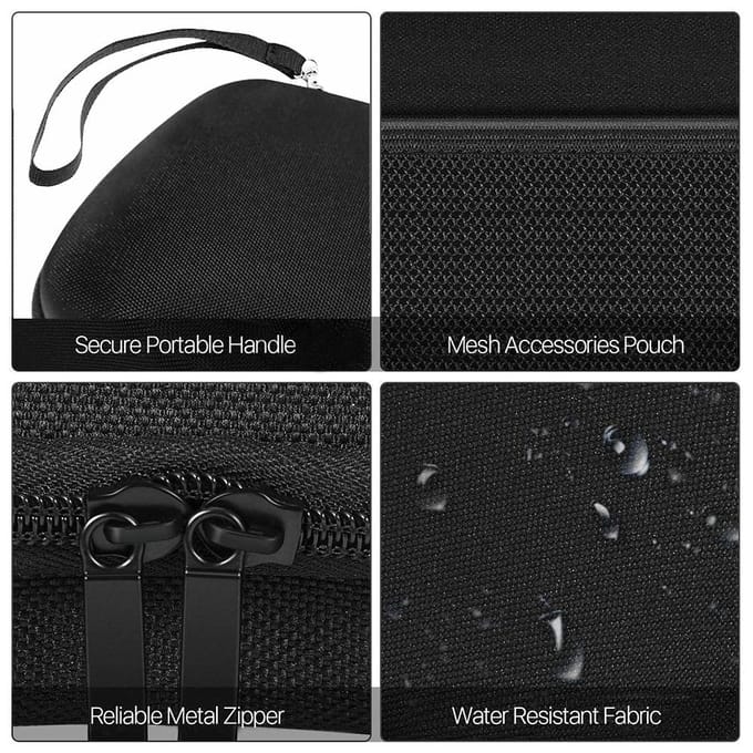 TNP Draagtas voor opbergruimte op reis voor PS5-controller, PS4-controller, Xbox Series X/S/Xbox One black