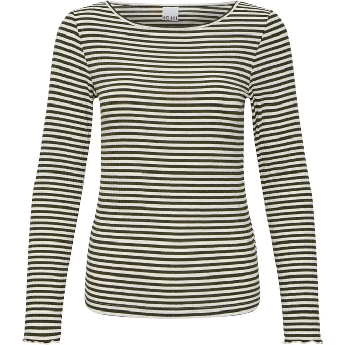 Dames-T-shirt met lange mouwen Ichi IHCella