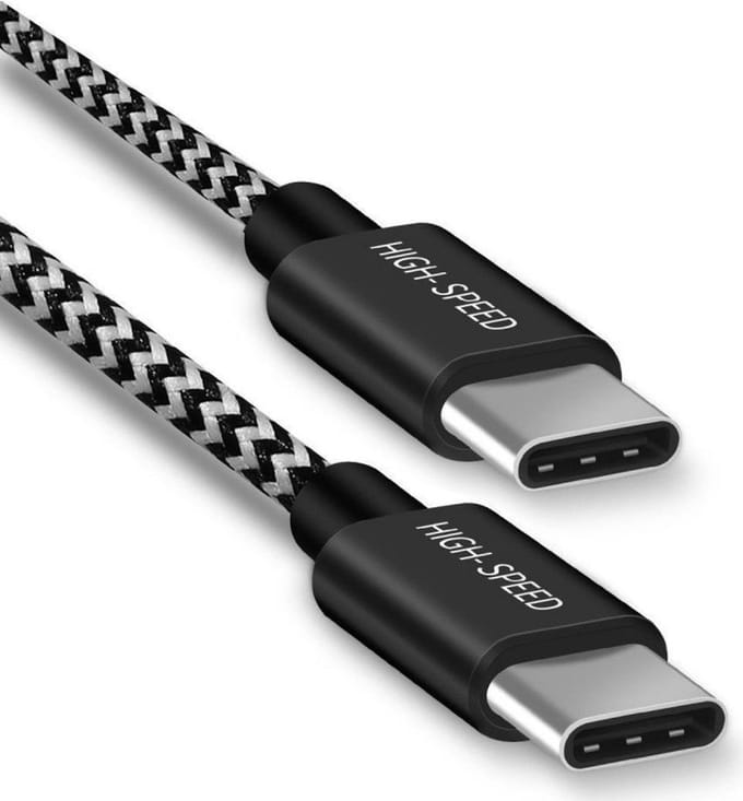 Dux Ducis K-One Fast Charging 2.1A USB-C Lange Oplaad Kabel 5 Meter