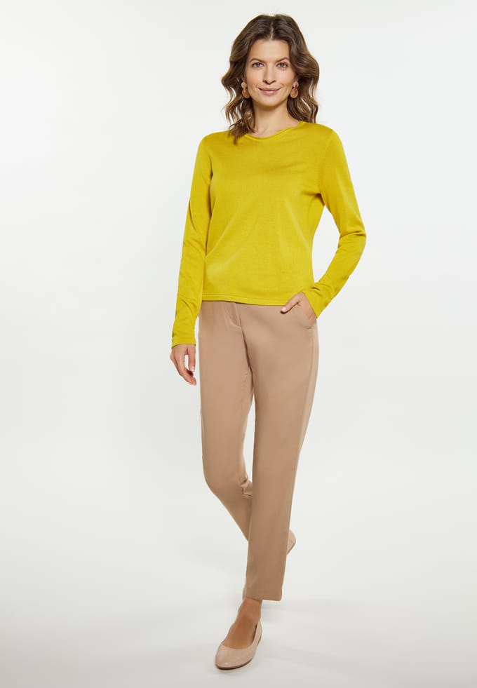 usha Jumper Dames Limoengeel