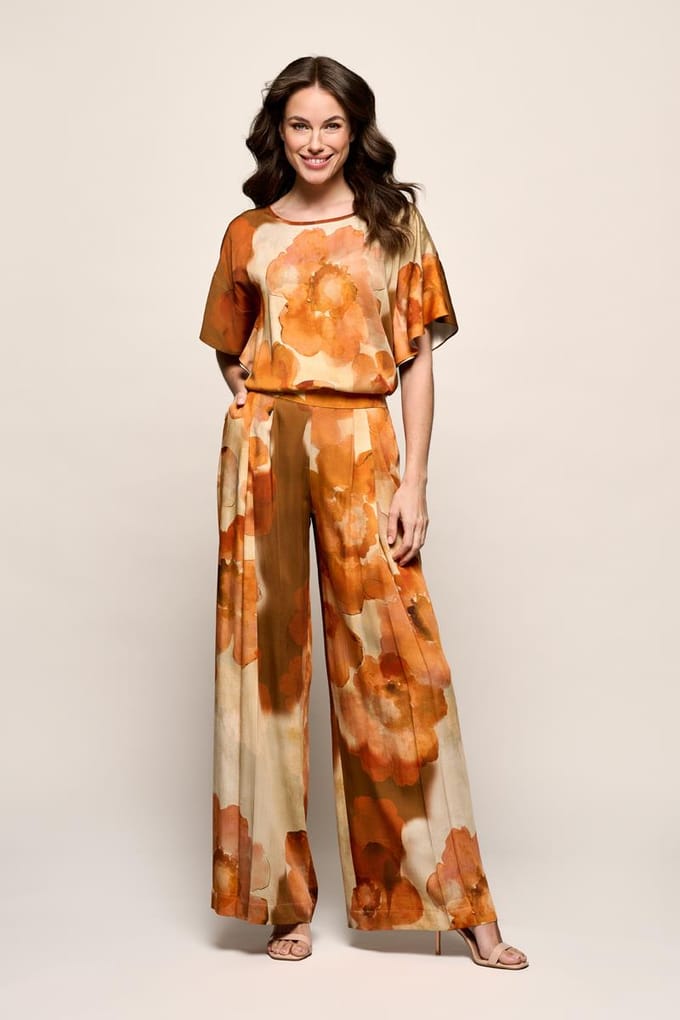 Abigail Print Top Oranje / Multi