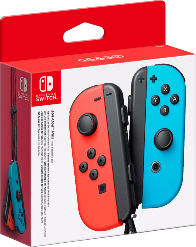 Nintendo Joy-Con Pair Neon Blue/Neon Red - Wireless Controller - Nintendo Switch