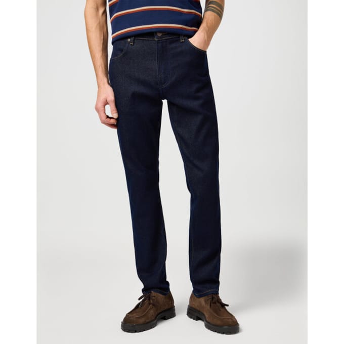 Wrangler - Larston - Heren Slim-fit Jeans - Moonlight Rinse