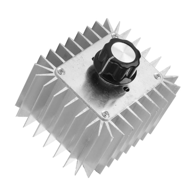 AC 220V 5000W Thyristor Motor Snelheidsregeling Instelbare vermogensregelaar voor temperatuur
