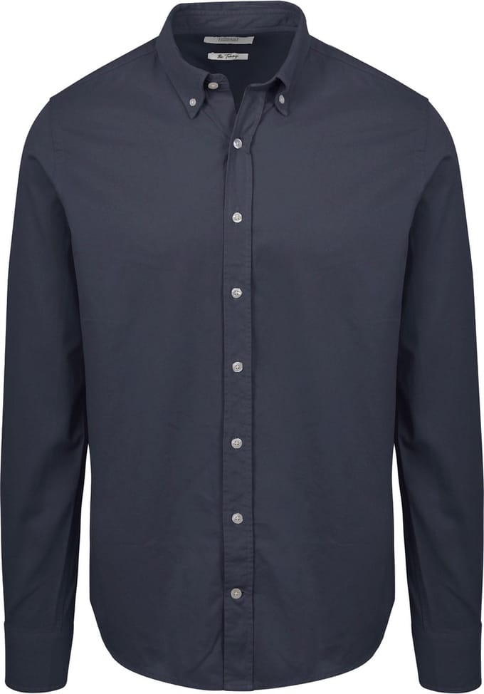 King Essentials The Tommy Overhemd Antraciet - Maat S - Heren