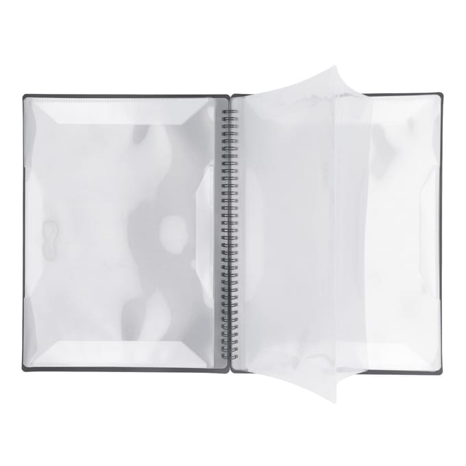 Muziekmap A4 Formaat 40 Pagina's 4 Bladen Uitbreidbaar Afneembaar Muziekbestand Opslagmap Organizer voor Koor white
