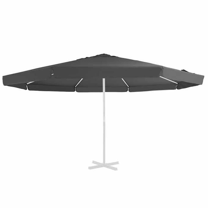 Vervangend parasoldoek - Maison Exclusive - Antraciet - Ø 515 cm - 100% polyester, water-/UV-bestendig