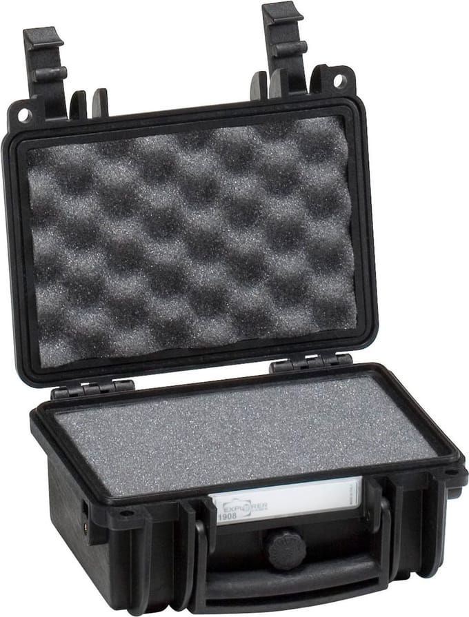 Explorer Cases Outdoor-koffer 2 l (l x b x h) 216 x 180 x 102 mm Zwart 1908.B