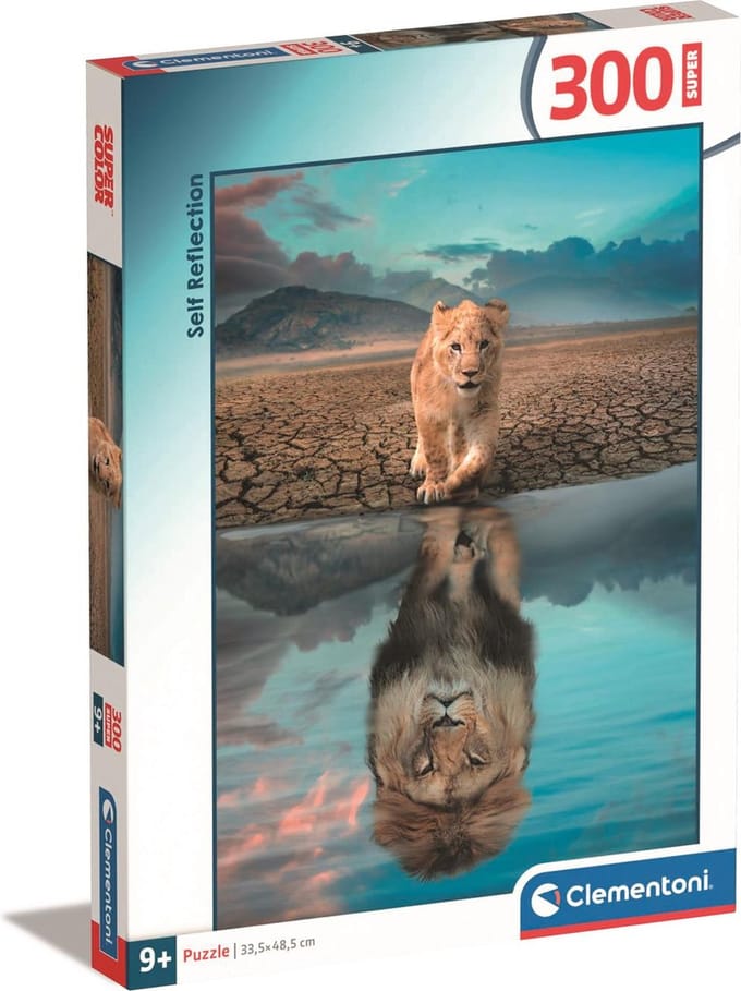 Clementoni - Puzzel - 300 Stukjes - Self Reflection - Puzzel Voor Kinderen - Vanaf 9 Jaar