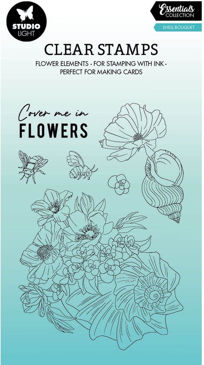 Studio Light Essentials Clear Stamp Shell Bouquet