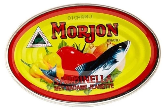Morjon Sardines in blik - Madame Jeanette saus - 3x425 gram