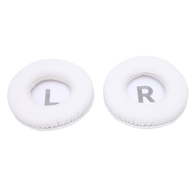 80 mm Ronde Oorkussens Kussenhoes Vervanging voor Koptelefoon Headset Accessoires white