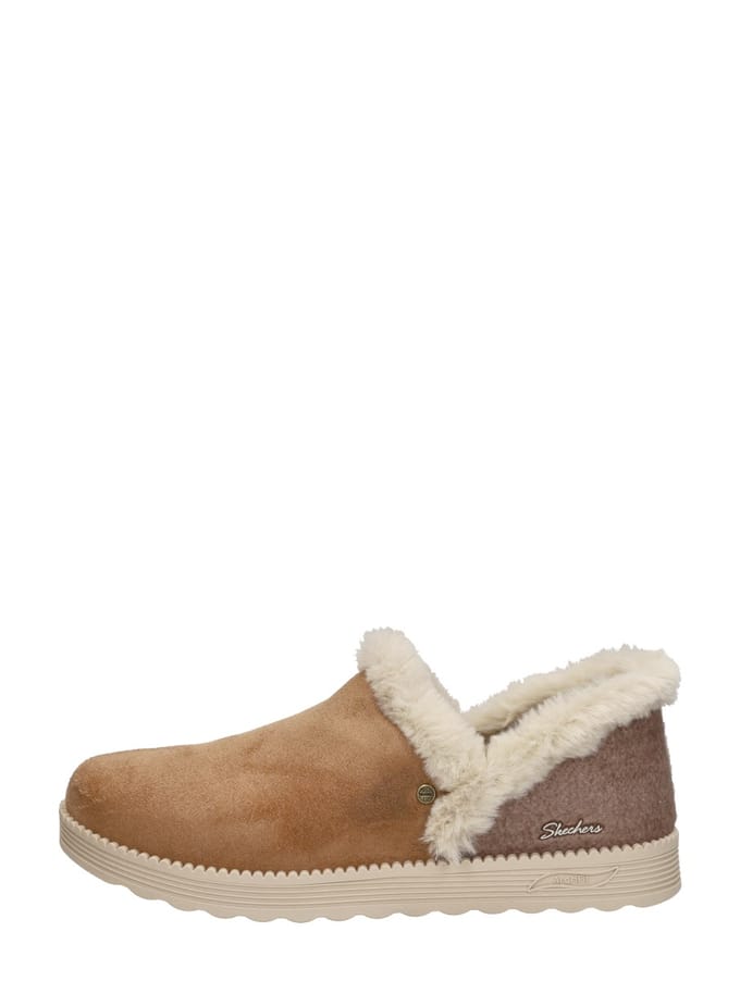 Skechers Arch Fit Dream - Winter Warmth Pantoffels Dicht - Cognac - Maat 36