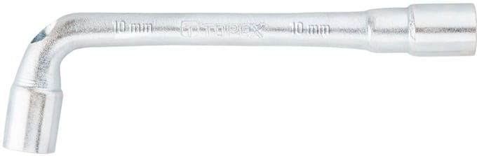 Topex L-sleutel 10mm 125mm Zeskant Aansluiting CrV Staal