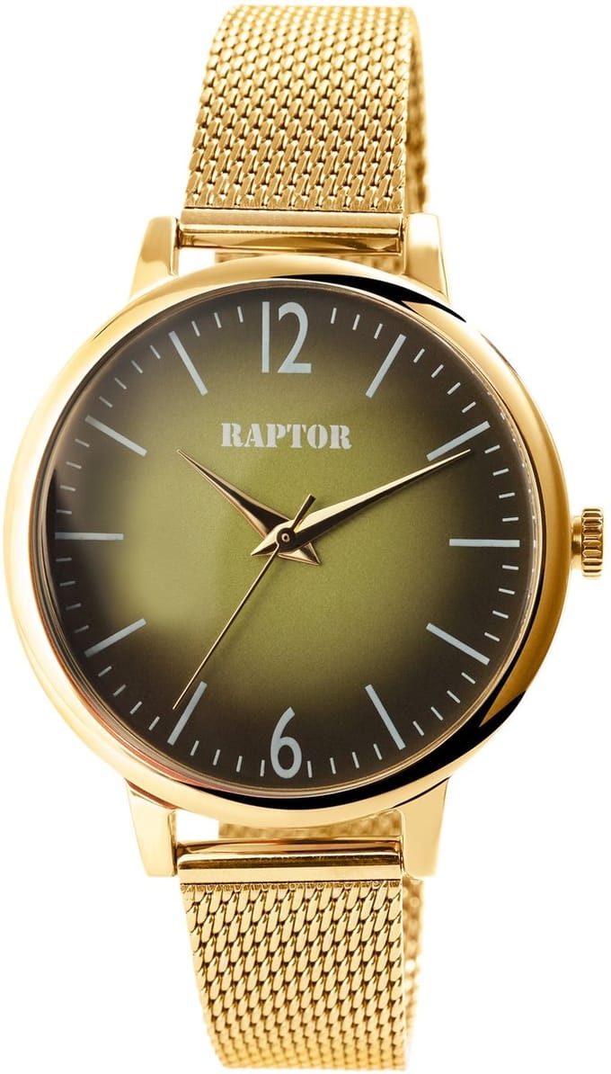 Raptor Dameshorloge Roestvrij staal Milena, Mineralglas