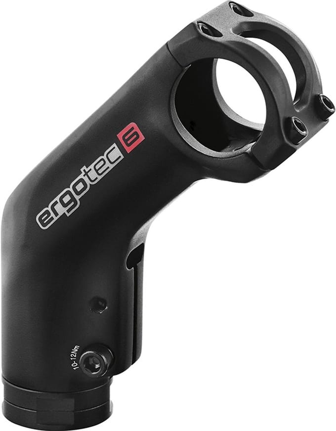 Ergotec High Barracuda stuurpen - 110 mm - zwart - Ø28,6 mm klemdiameter