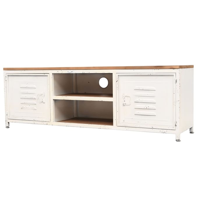 vidaXL - Tv-meubel - 120x30x40 - cm - wit
