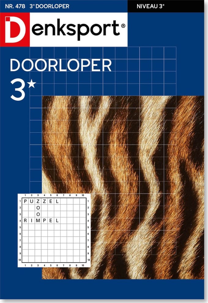 Denksport Puzzelboek Doorloper 3*, editie 478