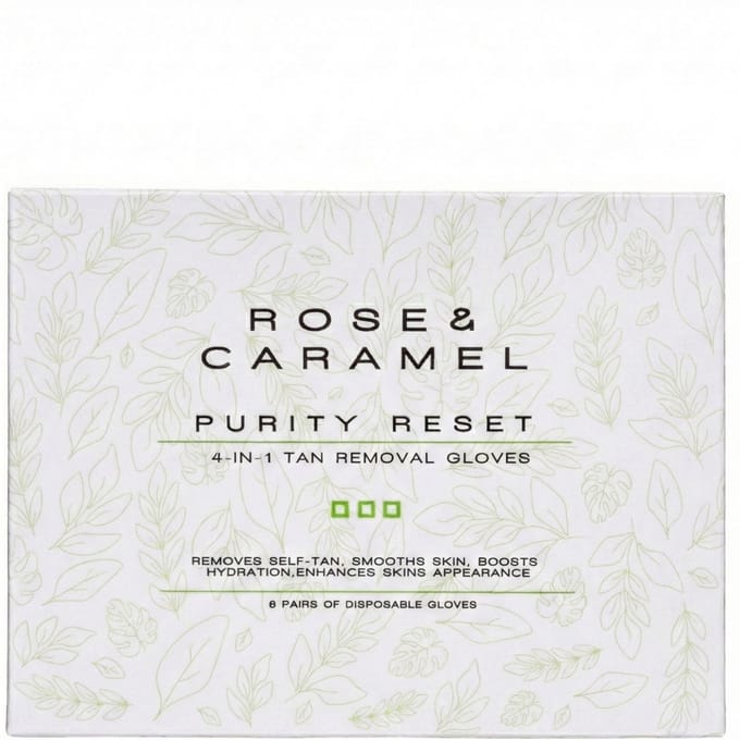 Rose & Caramel Purity Reset 4in1 Tan Removing Gloves 150g
