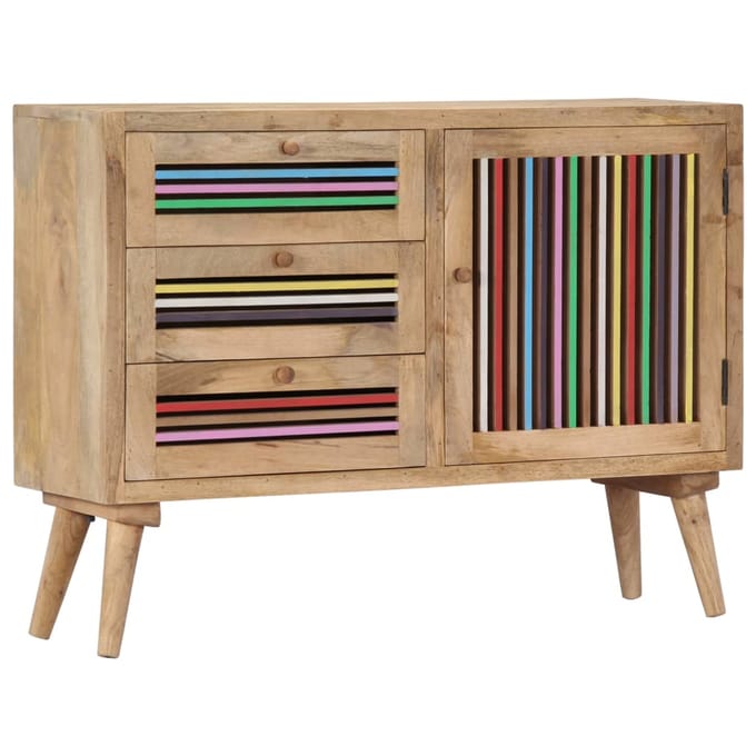 vidaXL - Dressoir - 100x30x75 - cm - massief - mangohout