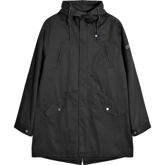 Lambretta Douchebestendige Parka Heren (Zwart)