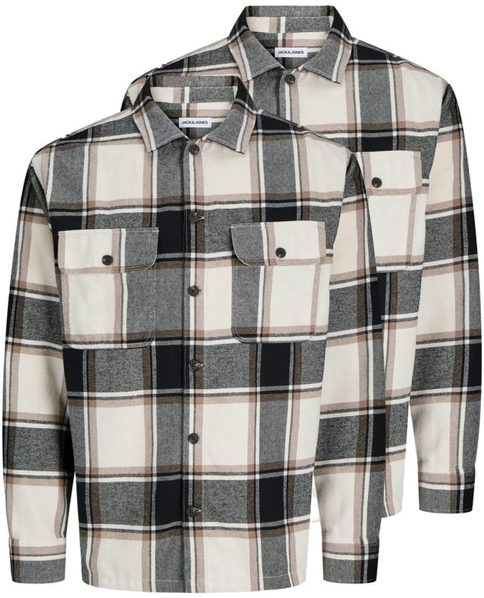 Jack & Jones Heren Overhemd jas / overshirt 2 pack Charge
